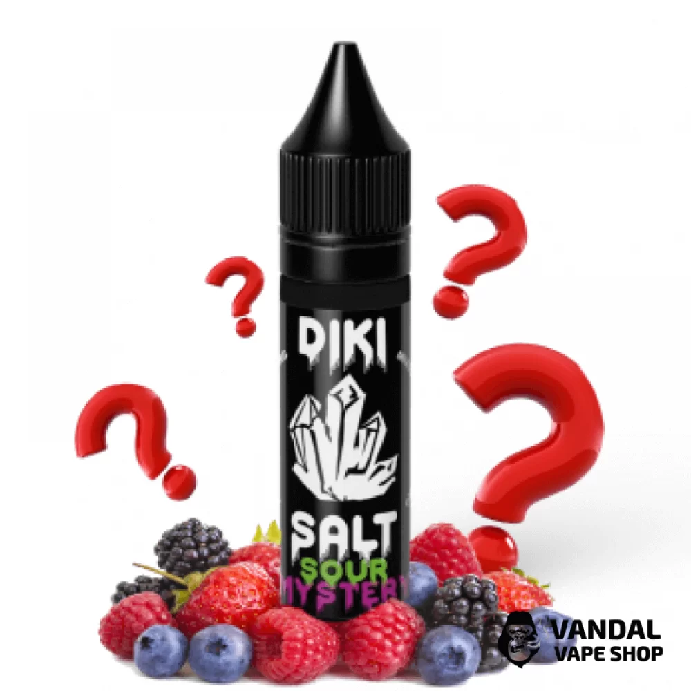 Жидкость Diki Salt 50мг, 15мл НА СОЛЕВОМ НИКОТИНЕ с секретным кисловато-ягодным вкусом Жидкость Diki Salt 50мг, 15мл НА СОЛЕВОМ НИКОТИНЕ с секретным кисловато-ягодным вкусом