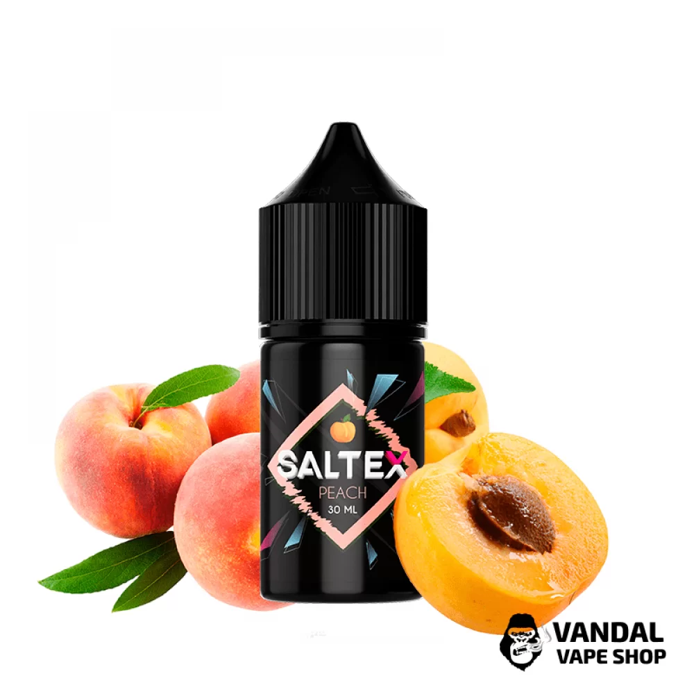 Жидкость Saltex 30 мл, 45 мг на солевом никотине со вкусом персика
