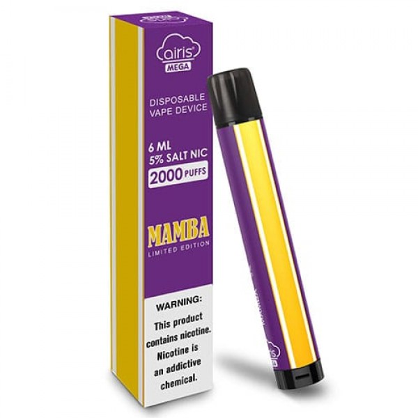 Одноразка Airis Mega 2000 Disposable Vape зі смаком пітайї і полуниці
