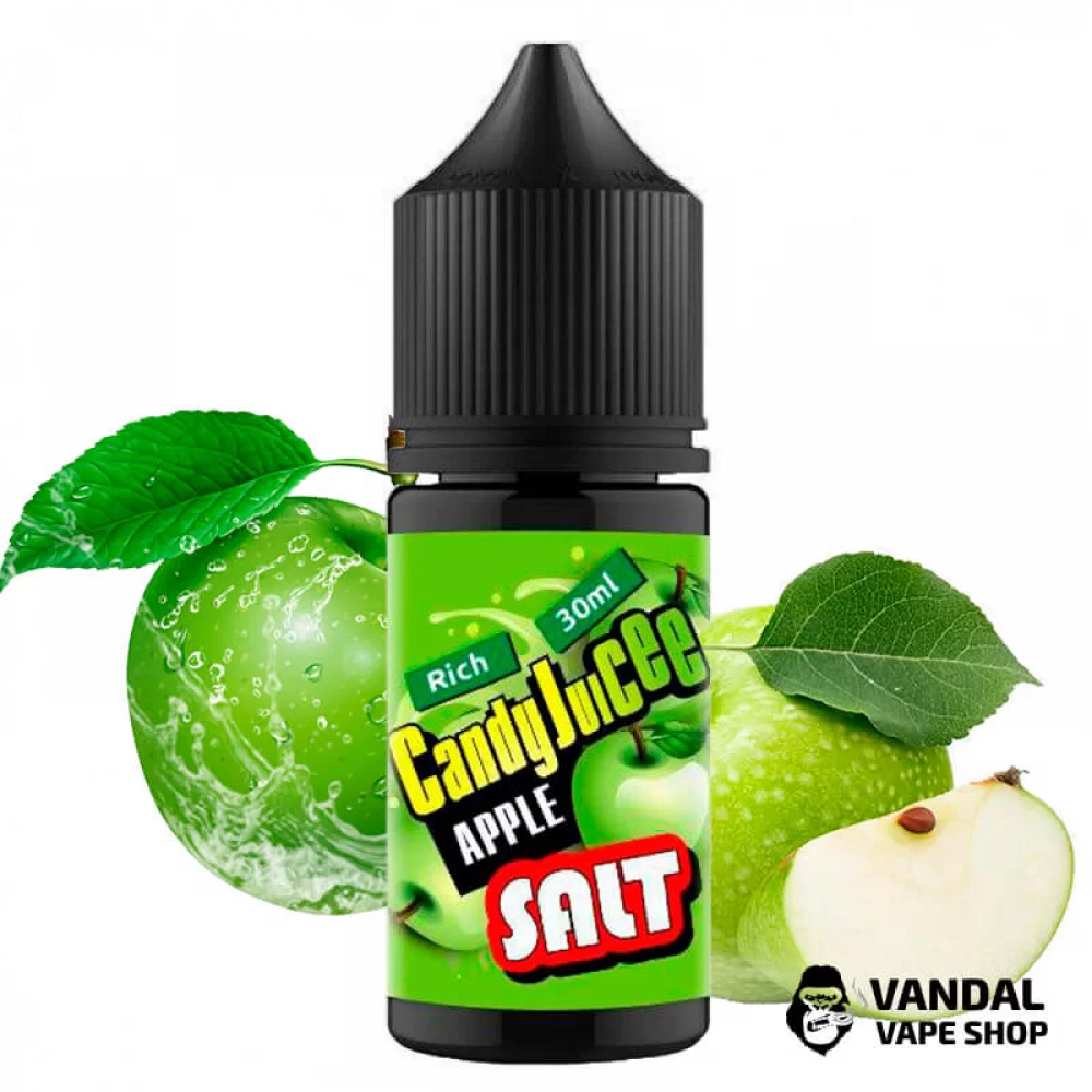ЖИДКОСТЬ Candy Juicee Salt 30 мл НА СОЛЕВОМ НИКОТИНЕ 40 мг со вкусом яблока