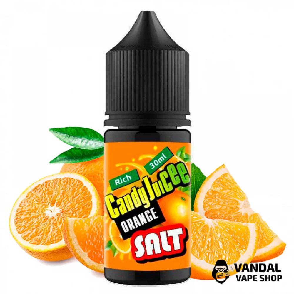 ЖИДКОСТЬ Candy Juicee Salt 30 мл НА СОЛЕВОМ НИКОТИНЕ 25 мг со вкусом апельсина