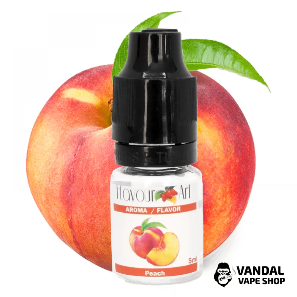 Ароматизатор FlavourArt Peach  - 5 мл. со вкусом спелого персика Ароматизатор FlavourArt Peach  - 5 мл. со вкусом спелого персика