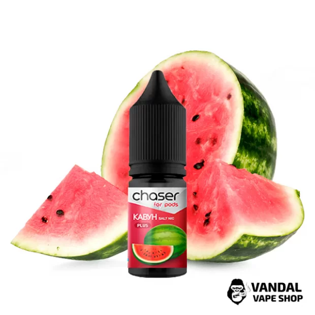 ЖИДКОСТЬ Chaser 10 мл 30 мг НА СОЛЕВОМ НИКОТИНЕ СО ВКУСОМ арбуза