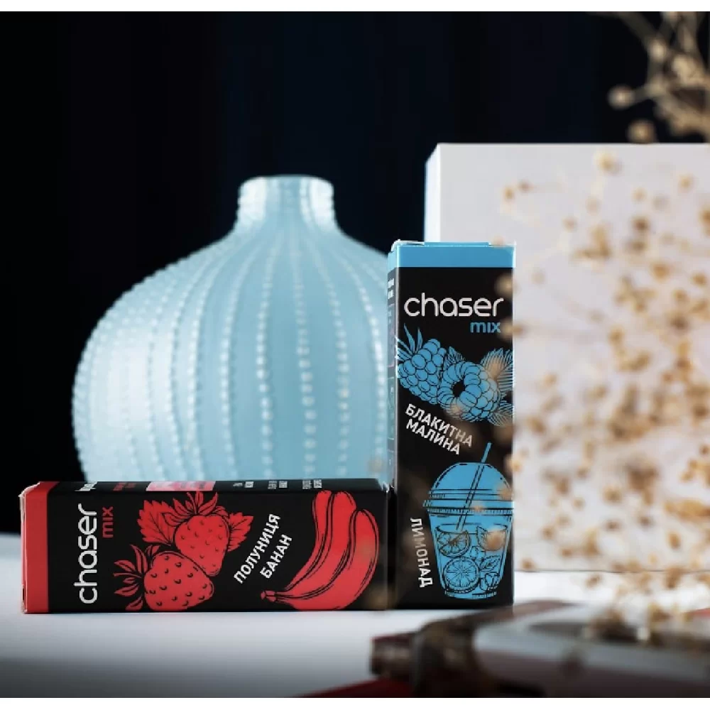ЖИДКОСТЬ Chaser Mix SALT - 10 мл 30 мг НА СОЛЕВОМ НИКОТИНЕ СО ВКУСОМ Клубники и Банана ЖИДКОСТЬ Chaser Mix SALT - 10 мл 30 мг НА СОЛЕВОМ НИКОТИНЕ СО ВКУСОМ Клубники и Банана