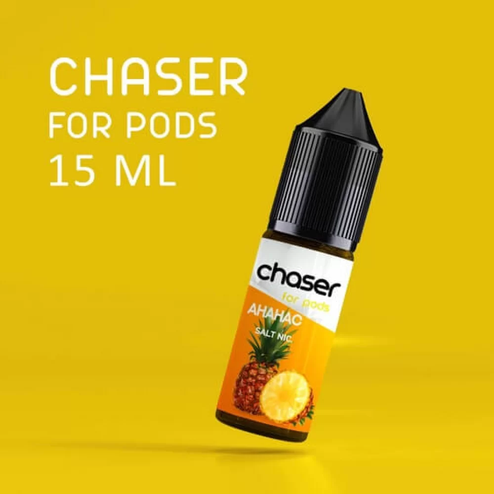 ЖИДКОСТЬ Chaser ForPods 15 мл, 20 мг НА СОЛЕВОМ НИКОТИНЕ со вкусом Ананаса ЖИДКОСТЬ Chaser ForPods 15 мл, 20 мг НА СОЛЕВОМ НИКОТИНЕ со вкусом Ананаса