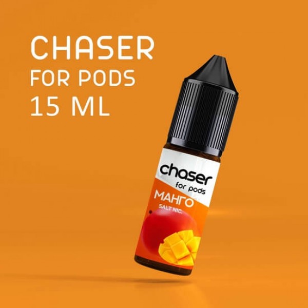 РІДИНА Chaser ForPods 15 мл, 50 мг НА СОЛЬОВОМУ НІКОТИНІ зі смаком Манго
