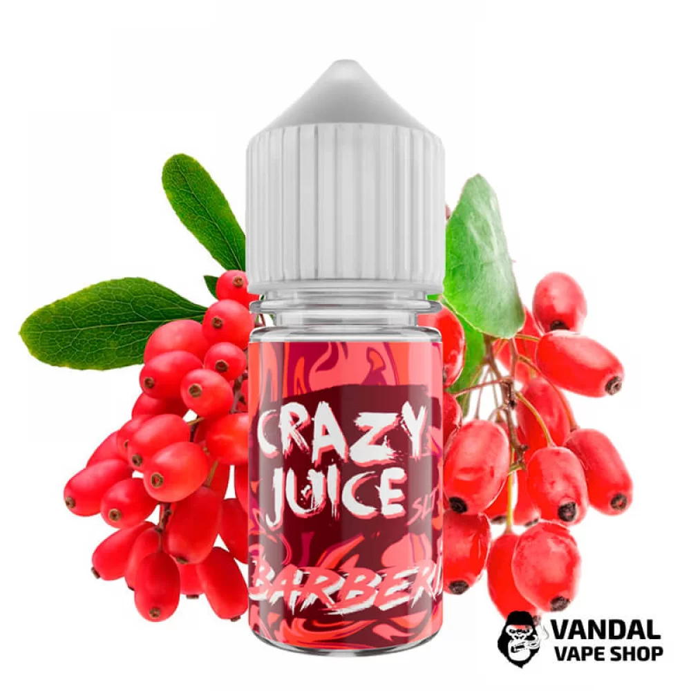 ЖИДКОСТЬ Crazy Juice Salt 30 мл НА СОЛЕВОМ НИКОТИНЕ 50 мг со вкусом барбариса ЖИДКОСТЬ Crazy Juice Salt 30 мл НА СОЛЕВОМ НИКОТИНЕ 50 мг со вкусом барбариса