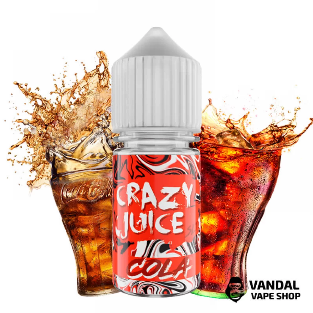 Рідина Crazy Juice Salt 30 мл НА СОЛьовому нікотині 50 мг зі смаком коли Рідина Crazy Juice Salt 30 мл НА СОЛьовому нікотині 50 мг зі смаком коли