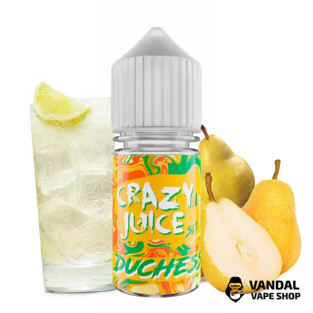 ЖИДКОСТЬ Crazy Juice Salt 30 мл НА СОЛЕВОМ НИКОТИНЕ 50 мг со вкусом грушевой газировки