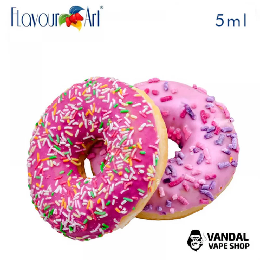Ароматизатор FlavourArt 5 мл со вкусом пончика с ягодами