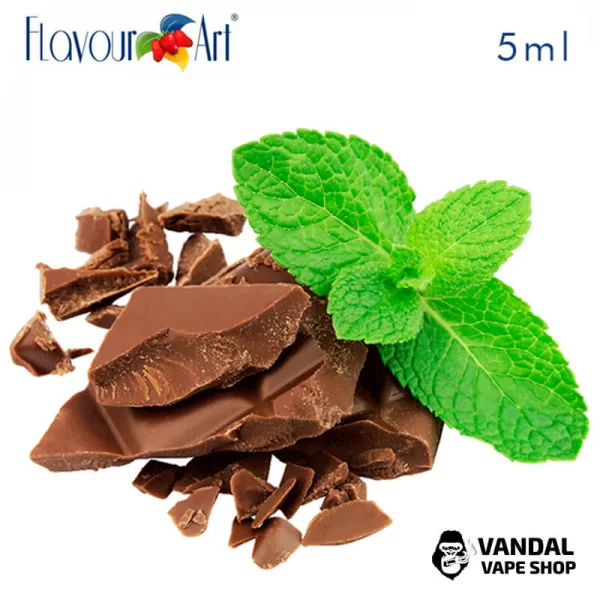 Ароматизатор FlavourArt 5 мл зі смаком шоколаду з м'ятою