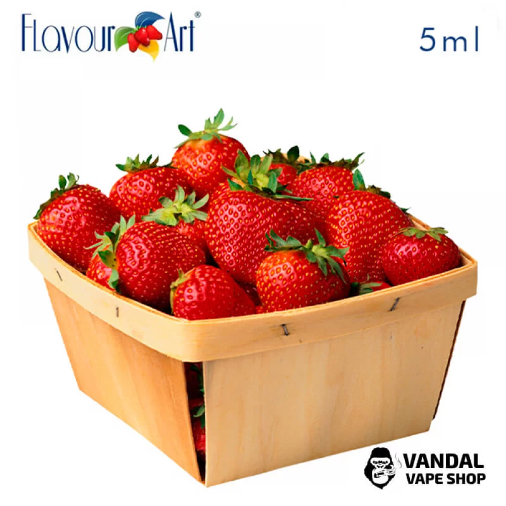 Ароматизатор FlavourArt 5 мл со вкусом клубника Ароматизатор FlavourArt 5 мл со вкусом клубника