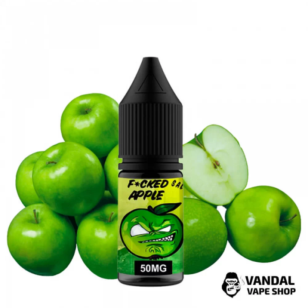ЖИДКОСТЬ Fucked Lab Salt 10 мл НА СОЛЕВОМ НИКОТИНЕ 50 мг со вкусом яблока ЖИДКОСТЬ Fucked Lab Salt 10 мл НА СОЛЕВОМ НИКОТИНЕ 50 мг со вкусом яблока
