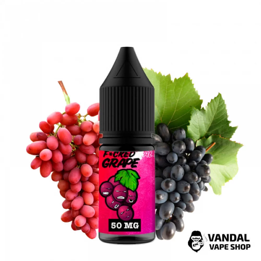 ЖИДКОСТЬ Fucked Lab Salt 10 мл НА СОЛЕВОМ НИКОТИНЕ 35 мг со вкусом винограда ЖИДКОСТЬ Fucked Lab Salt 10 мл НА СОЛЕВОМ НИКОТИНЕ 35 мг со вкусом винограда