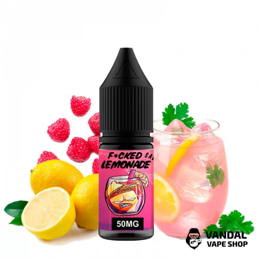 Рідина Fucked Lab Salt 10 мл на сольовому нікотині 50 мг зі смаком рожевого лимонаду Рідина Fucked Lab Salt 10 мл на сольовому нікотині 50 мг зі смаком рожевого лимонаду