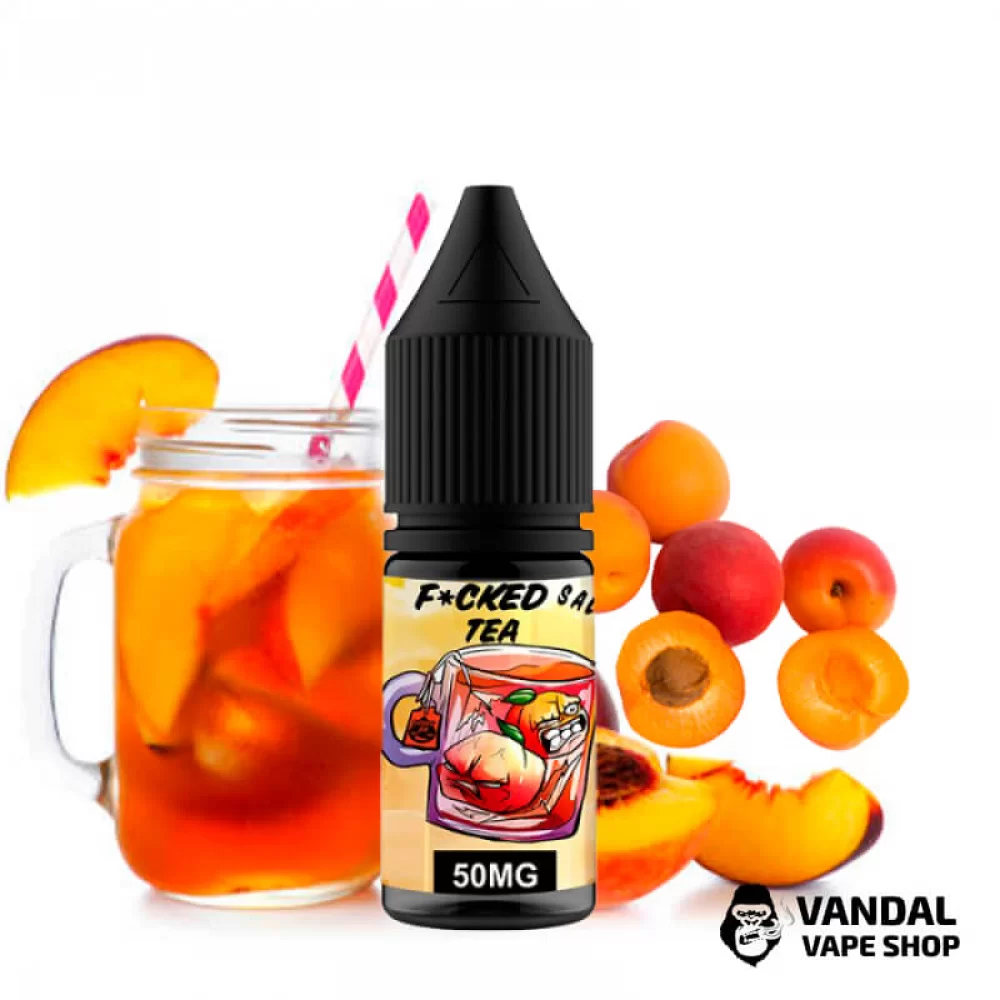 ЖИДКОСТЬ Fucked Lab Salt 10 мл НА СОЛЕВОМ НИКОТИНЕ 50 мг со вкусом чая с персиком и абрикосом ЖИДКОСТЬ Fucked Lab Salt 10 мл НА СОЛЕВОМ НИКОТИНЕ 50 мг со вкусом чая с персиком и абрикосом