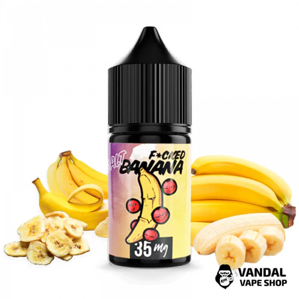 Рідина Fucked Salt 30 мл НА сольовому НіКОТИНі 50 мг зі смаком банану