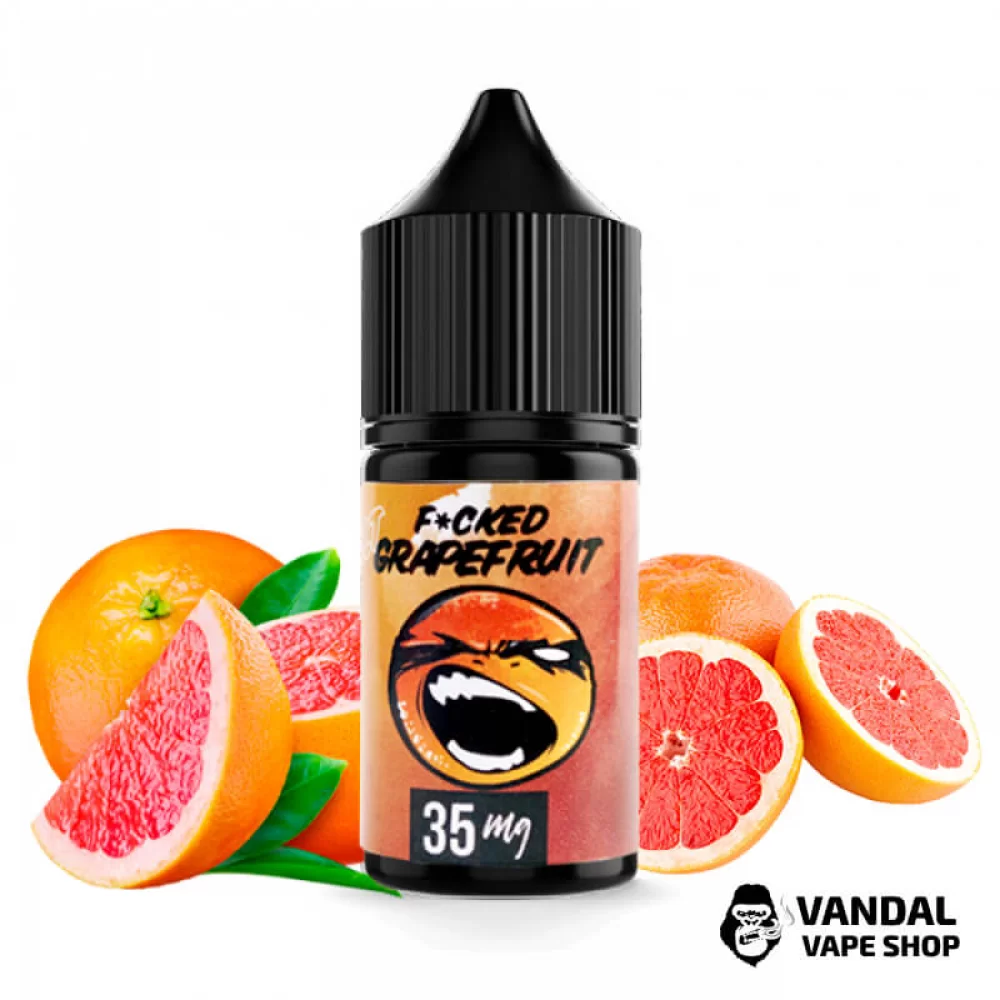 ЖИДКОСТЬ Fucked Salt 30 мл 50 мг НА СОЛЕВОМ НИКОТИНЕ СО ВКУСОМ грейпфрута ЖИДКОСТЬ Fucked Salt 30 мл 50 мг НА СОЛЕВОМ НИКОТИНЕ СО ВКУСОМ грейпфрута