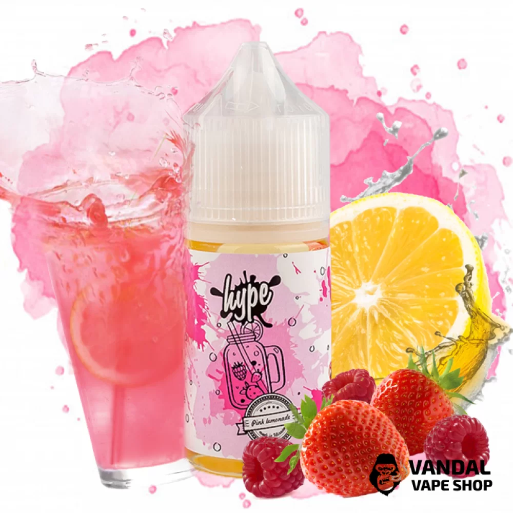 ЖИДКОСТЬ hype - Pink Lemonade 30 мл 25 мг НА СОЛЕВОМ НИКОТИНЕ СО ВКУСОМ розового лимонада ЖИДКОСТЬ hype - Pink Lemonade 30 мл 25 мг НА СОЛЕВОМ НИКОТИНЕ СО ВКУСОМ розового лимонада