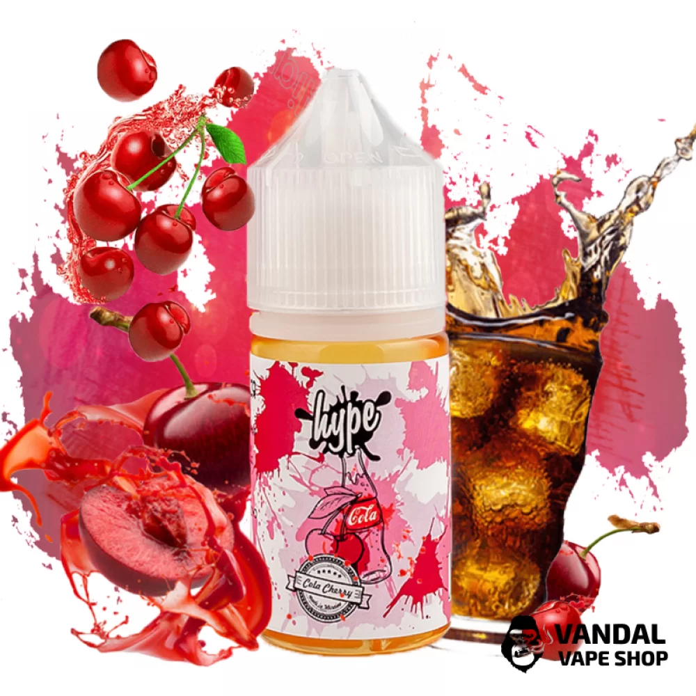 ЖИДКОСТЬ hype - Cola Cherry 30 мл 25 мг НА СОЛЕВОМ НИКОТИНЕ СО ВКУСОМ колы и вишни ЖИДКОСТЬ hype - Cola Cherry 30 мл 25 мг НА СОЛЕВОМ НИКОТИНЕ СО ВКУСОМ колы и вишни