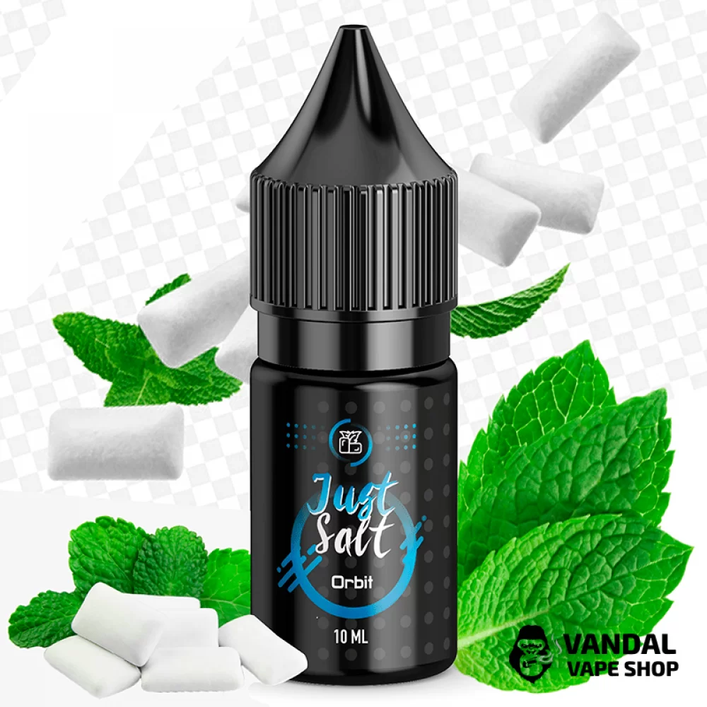 Рідина JUST SALT 10 мл, 45 мг Orbit НА СОЛЬОВОМУ НІКОТИНІ зі смаком м'ятної жуйки