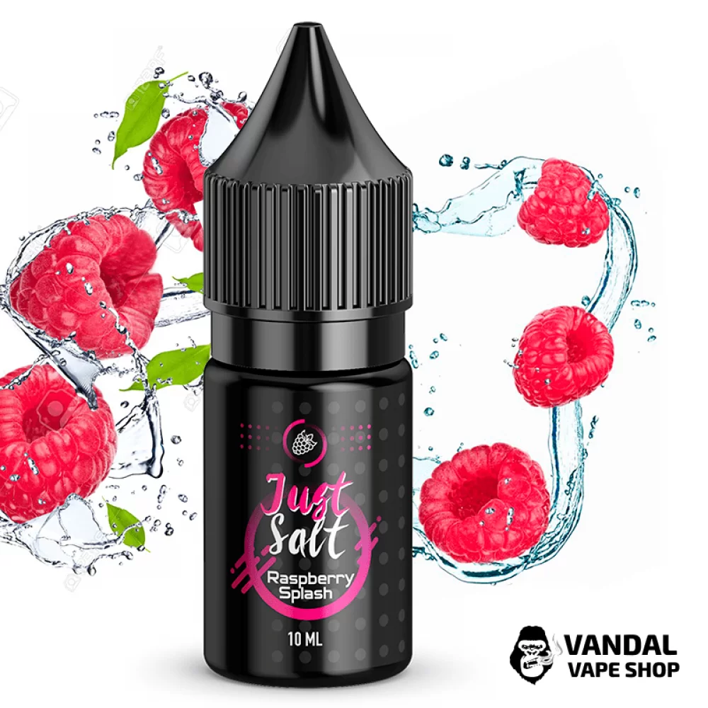 ЖИДКОСТЬ JUST SALT 10 мл, 25 мг Raspberry Splash НА СОЛЕВОМ НИКОТИНЕ со вкусом малины ЖИДКОСТЬ JUST SALT 10 мл, 25 мг Raspberry Splash НА СОЛЕВОМ НИКОТИНЕ со вкусом малины