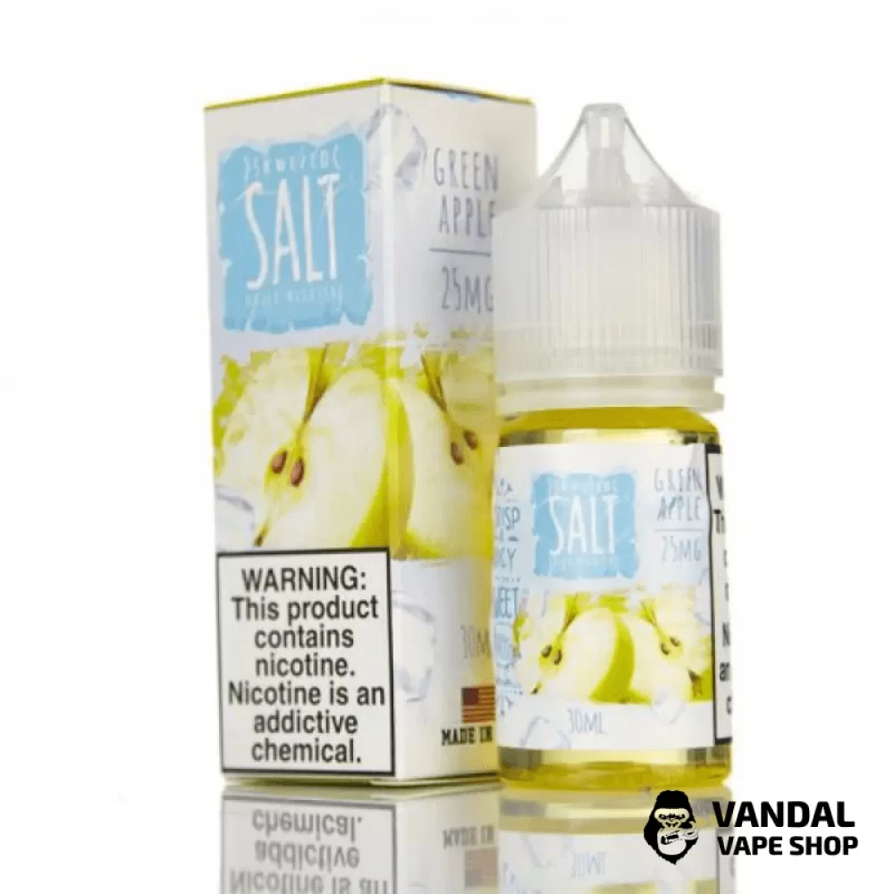 Премиальная солевая жидкость Sqwezed Salt 30 мл, 50 мг со вкусом зелёного яблока с холодком Премиальная солевая жидкость Sqwezed Salt 30 мл, 50 мг со вкусом зелёного яблока с холодком