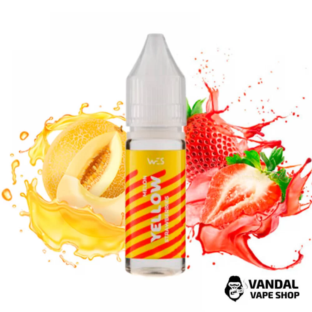 ЖИДКОСТЬ WES Energy 15 мл, 25 мг НА СОЛЕВОМ НИКОТИНЕ со вкусом клубники и дыни