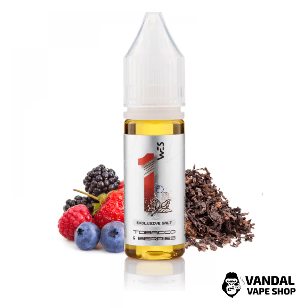 Жидкость WES SILVER 15 мл 25 мг на солевом никотине со вкусом табака и ягод