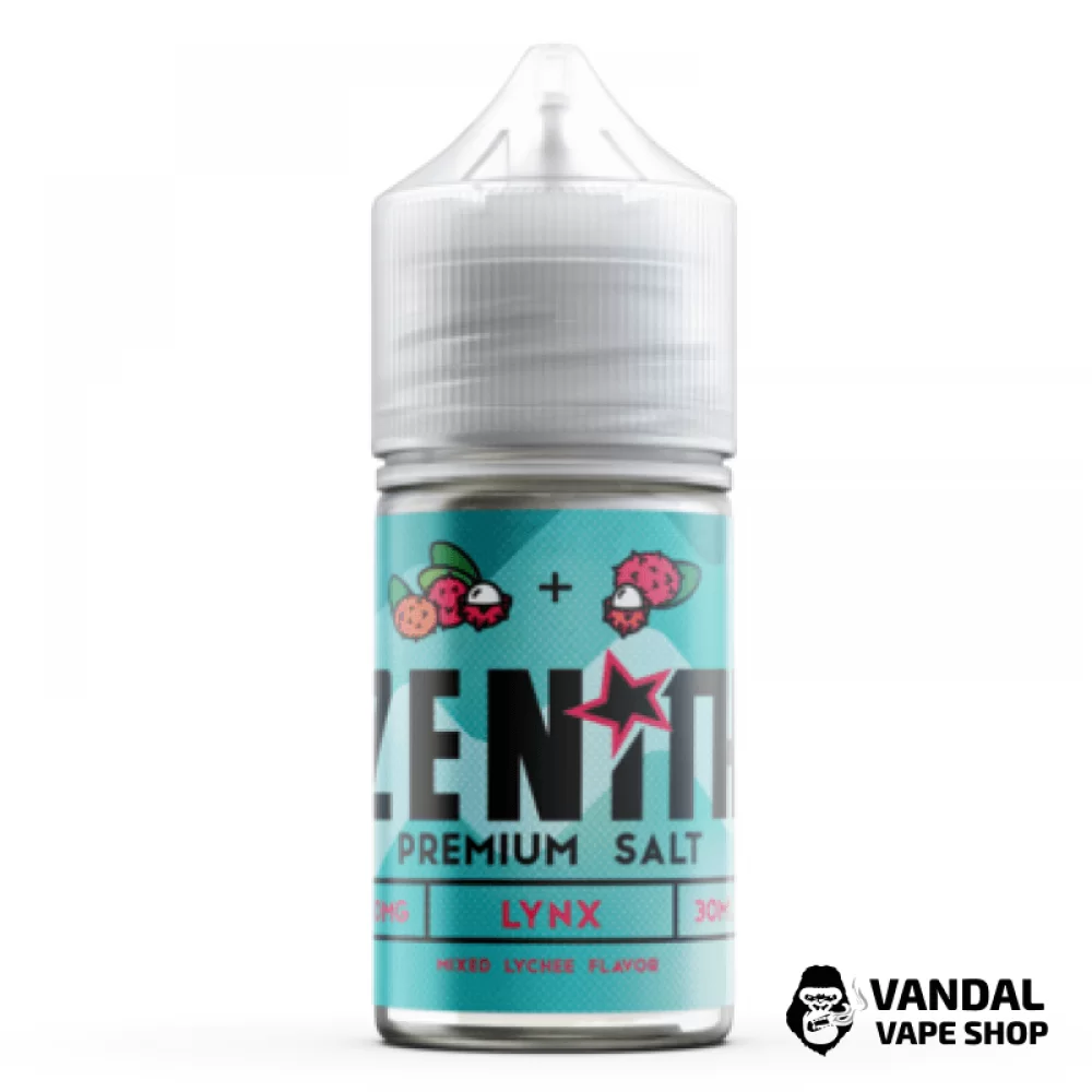 Премиальная солевая жидкость Zenith Salt 30 мл, 50 мг со вкусом личи