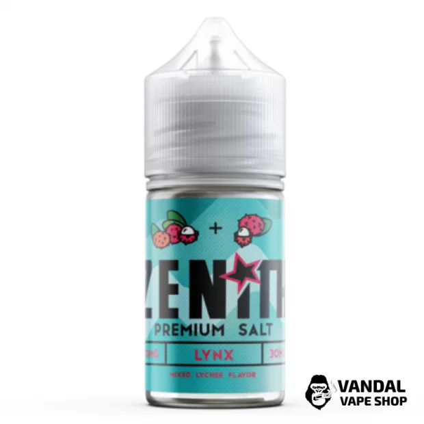 Премиальная солевая жидкость Zenith Salt 30 мл, 50 мг со вкусом личи