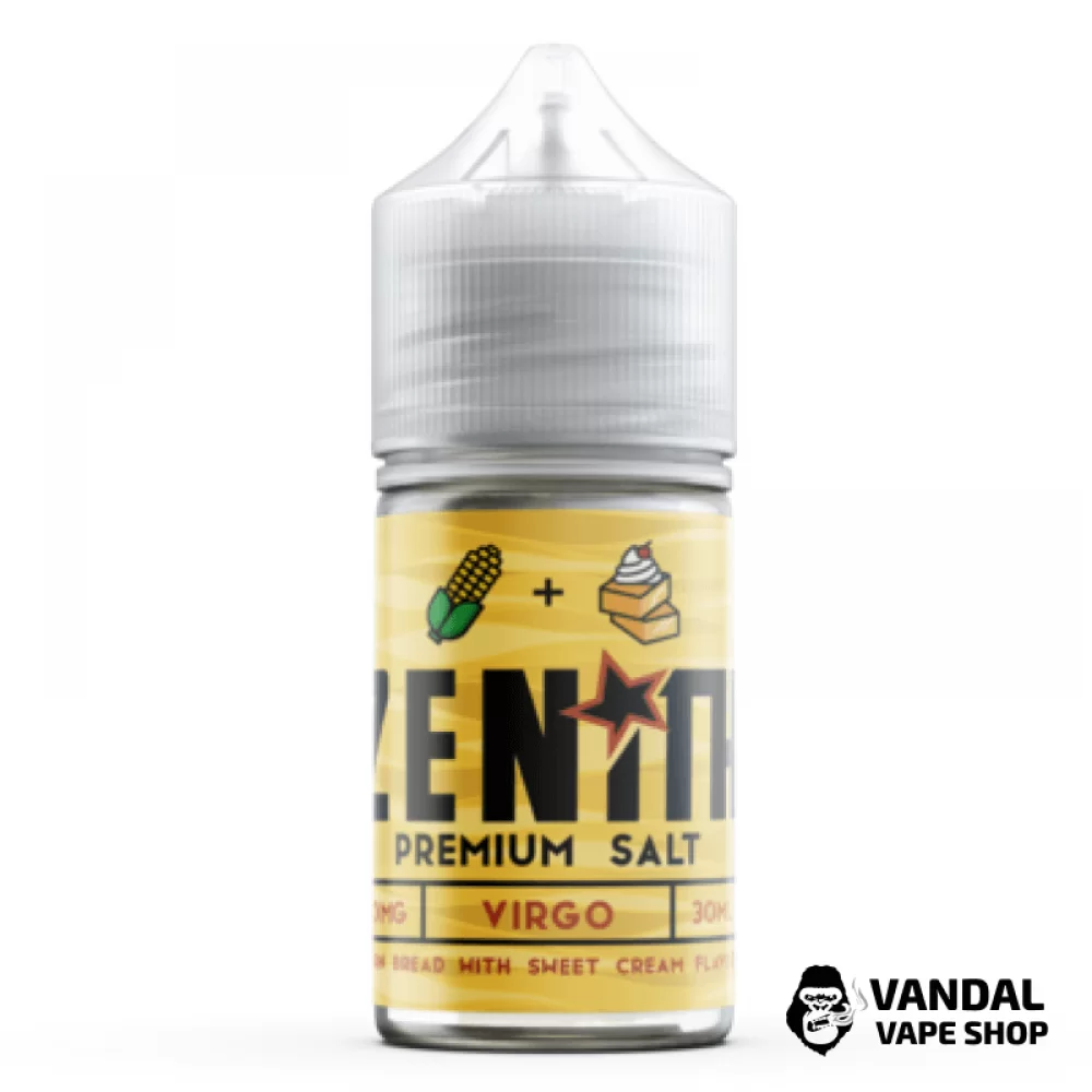 Премиальная солевая жидкость Zenith Salt 30 мл, 50 мг со вкусом кукурузного пудинга