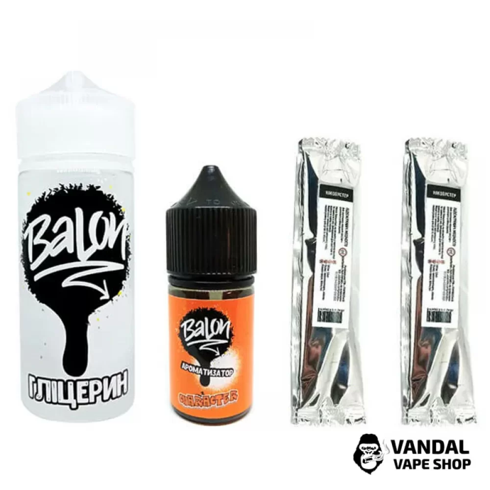 Набор для самозамеса Balon MIX Organic 120 мл 1.5 - 3 мг со вкусом смесь табака и малины Набор для самозамеса Balon MIX Organic 120 мл 1.5 - 3 мг со вкусом смесь табака и малины