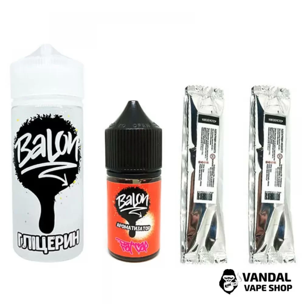 Набор для самозамеса Balon MIX Organic 120 мл 1.5 - 3 мг со вкусом персик и медовая дыня Набор для самозамеса Balon MIX Organic 120 мл 1.5 - 3 мг со вкусом персик и медовая дыня