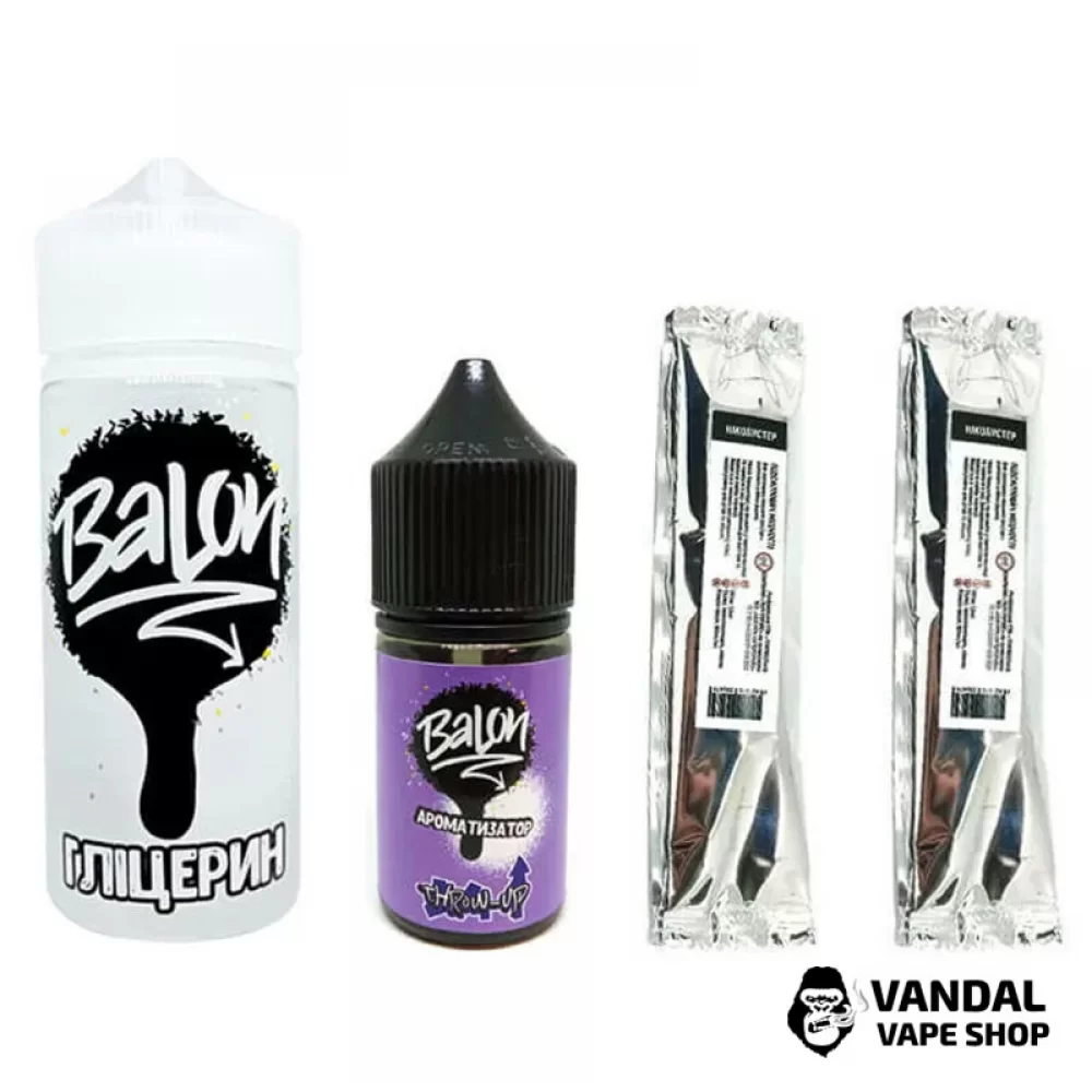 Набор для самозамеса Balon MIX Organic 120 мл 1.5 - 3 мг со вкусом грейпфрутовый лимонад с ягодами черной смородины Набор для самозамеса Balon MIX Organic 120 мл 1.5 - 3 мг со вкусом грейпфрутовый лимонад с ягодами черной смородины