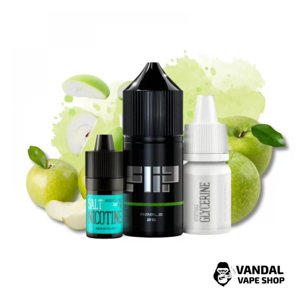 Набір для самозамісу Flip Salt 30 мл 25 мг зі смаком яблука