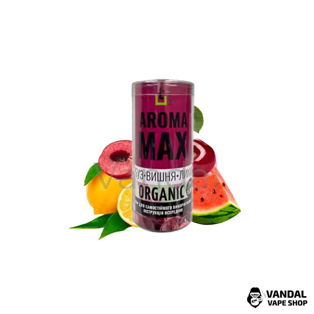 Набор для самозамеса Aroma MAX Organic 60 мл 3мг - со вкусом сочного арбуза с вишней и свежим лимоном