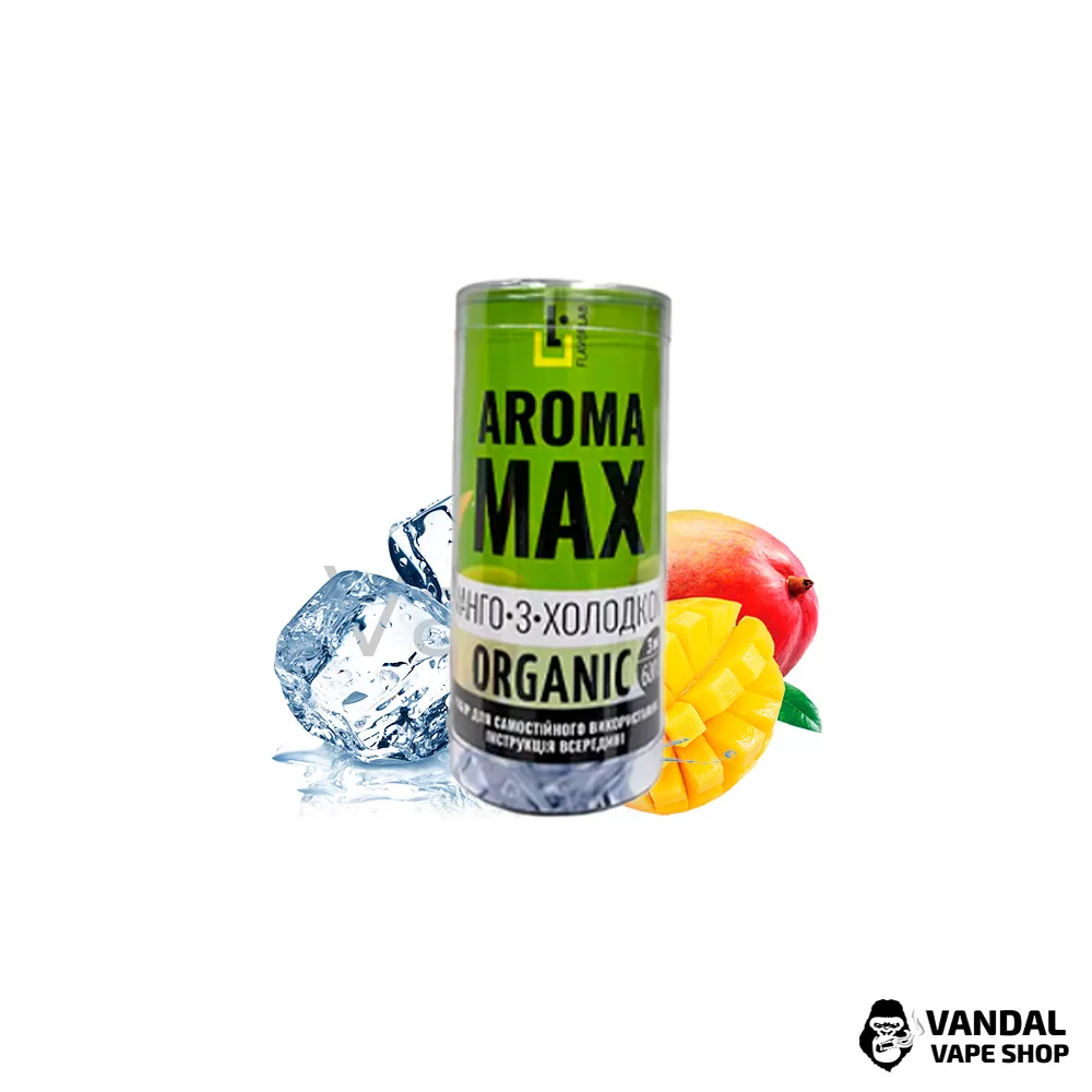 Набор для самозамеса Aroma MAX Organic 60 мл 3мг - со вкусом Охлажденное манго Набор для самозамеса Aroma MAX Organic 60 мл 3мг - со вкусом Охлажденное манго