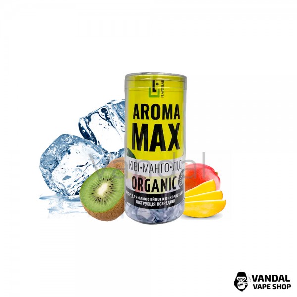 Набір для самозамісу Aroma MAX Organic 60 мл 3мг - зі смаком запашного ківі з медовим манго