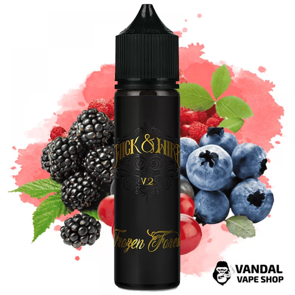 Жидкость Wick&Wire V2 60 мл на органическом никотине 3 мг со вкусом лесных ягод с холодком Жидкость Wick&Wire V2 60 мл на органическом никотине 3 мг со вкусом лесных ягод с холодком