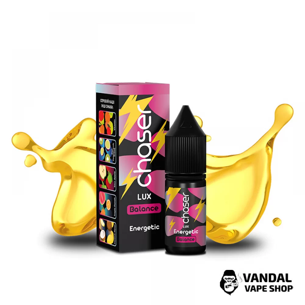 ЖИДКОСТЬ Chaser Lux 11 мл НА СОЛЕВОМ НИКОТИНЕ 50 мг со вкусом энергетика ЖИДКОСТЬ Chaser Lux 11 мл НА СОЛЕВОМ НИКОТИНЕ 50 мг со вкусом энергетика