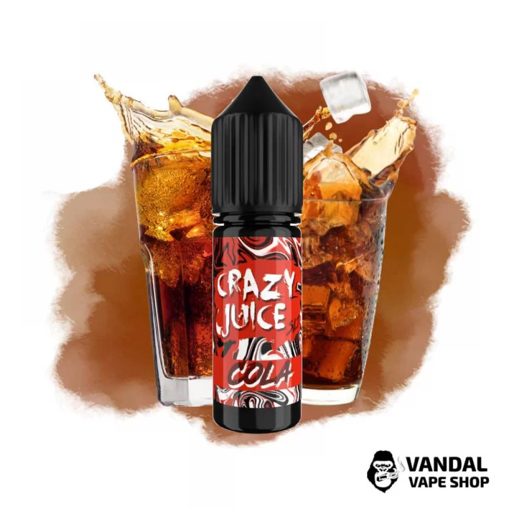 ЖИДКОСТЬ Crazy Juice Salt 15 мл НА СОЛЕВОМ НИКОТИНЕ 50 мг со вкусом коли ЖИДКОСТЬ Crazy Juice Salt 15 мл НА СОЛЕВОМ НИКОТИНЕ 50 мг со вкусом коли