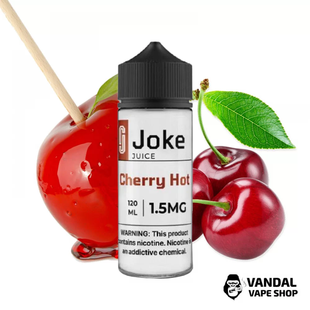 Жидкость Joke 120 мл на органическом никотине 6 мг со вкусом леденцов с вишней
