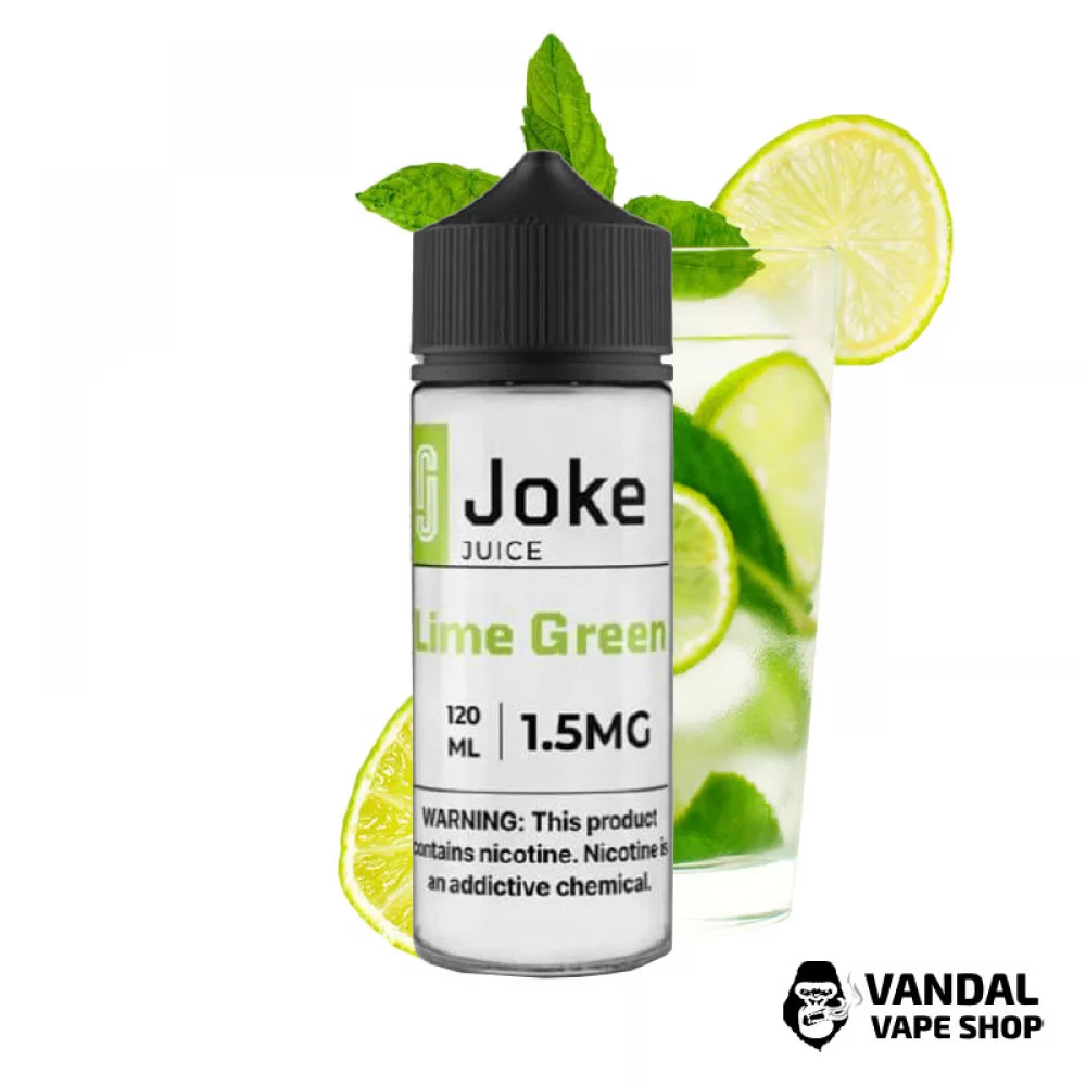 Жидкость Joke 120 мл на органическом никотине 3 мг со вкусом коктейль с лимоном и лаймом Жидкость Joke 120 мл на органическом никотине 3 мг со вкусом коктейль с лимоном и лаймом