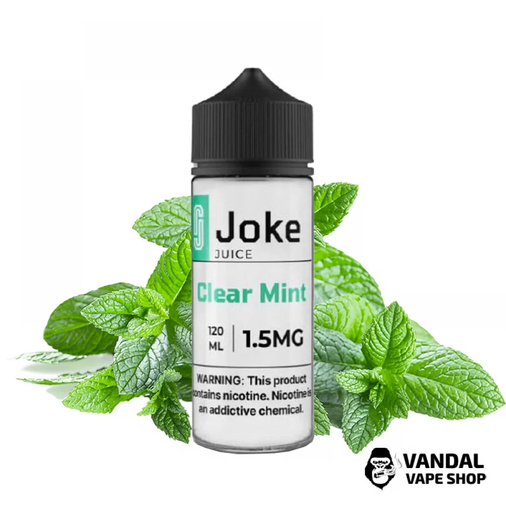 Жидкость Joke 120 мл на органическом никотине 6 мг со вкусом мяты Жидкость Joke 120 мл на органическом никотине 6 мг со вкусом мяты