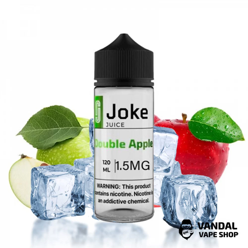 Жидкость Joke Ice 120 мл на органическом никотине 1.5 мг со вкусом микса яблок с холодком