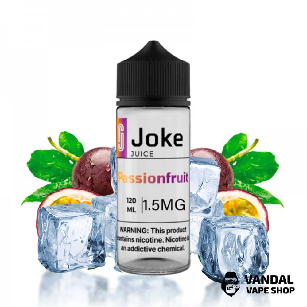 Жидкость Joke Ice 120 мл на органическом никотине 3 мг со вкусом маракуи с холодком