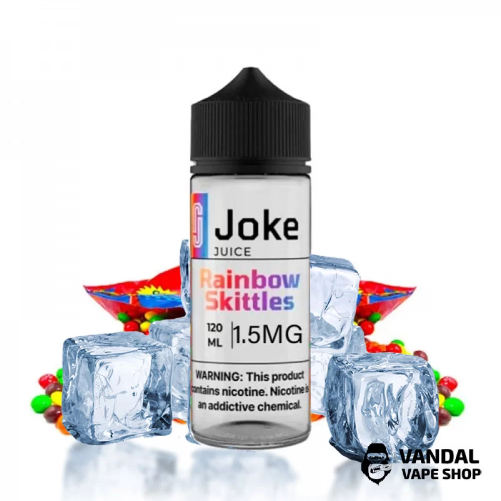 Рідина Joke Ice 120 мл на органічному нікотині 3 мг зі смаком скітлс з холодком