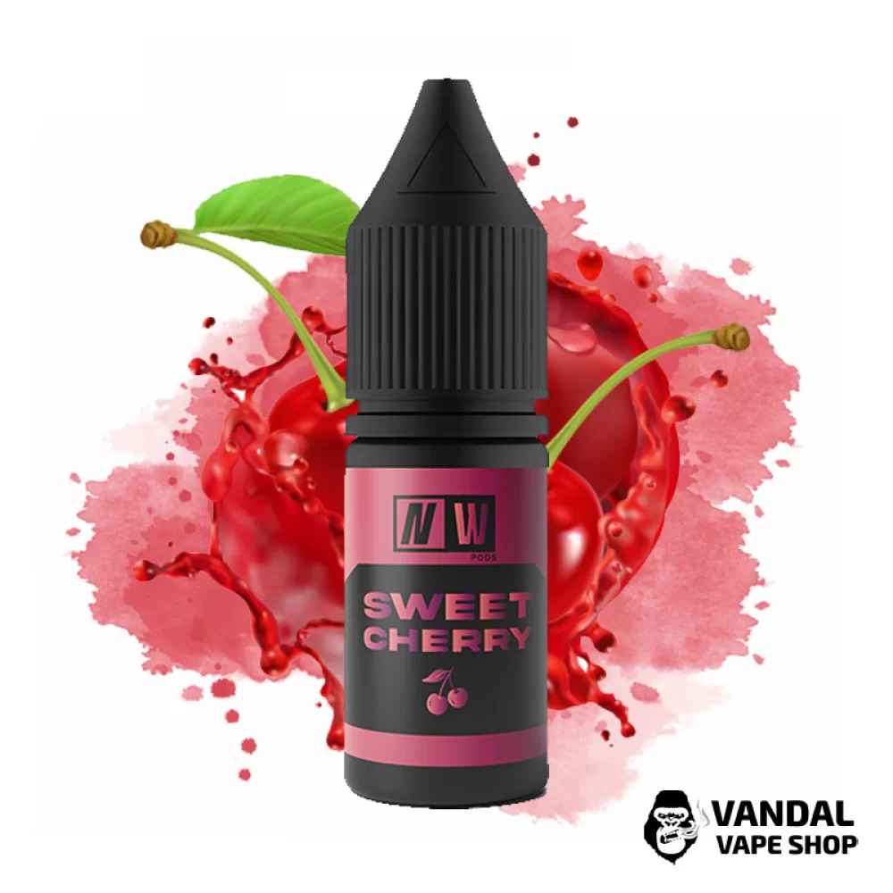 Жидкость NW Pods - 10 мл 30 мг на солевом никотине со вкусом сладкой вишни Жидкость NW Pods - 10 мл 30 мг на солевом никотине со вкусом сладкой вишни