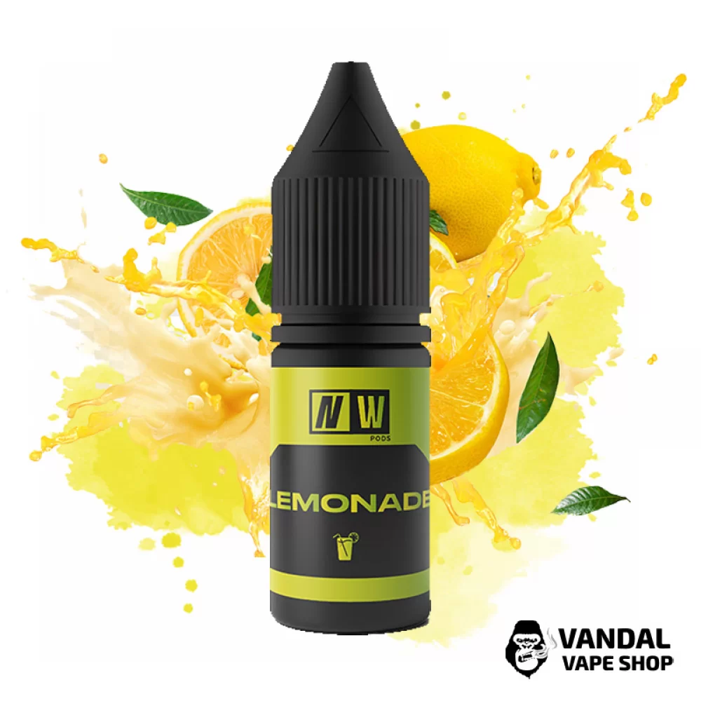 Жидкость NW Pods - 10 мл 30 мг на солевом никотине со вкусом лимонада Жидкость NW Pods - 10 мл 30 мг на солевом никотине со вкусом лимонада
